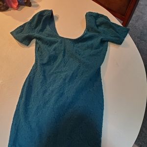Turquoise dress